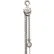 Palan à chaîne manuel en acier inoxydable OZ Lifting Products, capacité de 1/4 tonne, levée de 3 m