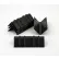 Protecteurs d'angle pour feuillards en plastique Pac Strapping, avec pointes, 2" de long x 5-1/4" de large, noirs, lot de 200