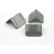 Protecteurs d'angle pour feuillards en acier Pac Strapping, 2" de long x 3" de large, argentés, lot de 500