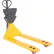 transpalette manuel Vestil, capacité de 5 500 lb, fourches de 27" de largeur x 48" de longueur, jaune/noir