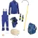 Ensemble veste/salopette Enespro® EV AGP, 40 cal/cm², crochet de sauvetage, sans gants, taille XL