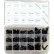 Assortiment de vis à tête cylindrique métriques - M4 à M8 - Acier - 8 références, 255 pièces