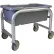 Chariot pour cosses en aluminium PVI LUGCT1 - Capacité : 1 cosse. Entièrement soudé, 24-1/4" de longueur x 16-1/2" de largeur x 20" de hauteur, gris, sans cosses
