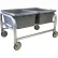 PVI Aluminum Lug Cart LUGDB2 - 3 Lug Cap. All-Welded Side by Side 33"L x 24-1/2"W x 20"H, Gray