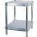 Étagère en aluminium Prairie View, 2 tablettes, 24" de largeur x 18" de profondeur x 24" de hauteur