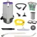 ProTeam® Super Coach Pro 10 Backpack Vacuum with Xover Multi-Surface Two-Piece Wand Tool Kit