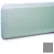 Protection murale avec bords supérieurs et inférieurs arrondis, système de fixation par clips en plastique, 7-3/4" de hauteur x 12' de longueur, GY