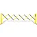 Barrière extensible en plastique Flexmaster 110, jaune/noir, 38" de hauteur x 11,5' de longueur, FM110YB