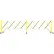 Flexpro 160 Expanding Steel/Aluminum Barricade, Yellow/Black, 37"H X 16' L, FPA160YB