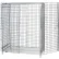 Casier de sécurité en treillis métallique Quantum® Storage Systems, 36" de largeur x 18" de profondeur x 63" de hauteur, chromé