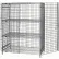 Casier de sécurité en treillis métallique Quantum® Storage Systems, 2 étagères réglables, 36" de largeur x 24" de profondeur x 63" de hauteur, chromé