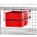 Quantum® Storage Systems Double Bin Drawer Slide, Wire Shelves, Chrome Plated Finish