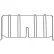 Quantum® Storage Systems Wire Shelf Divider, 12"D x 8"H
