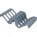 Millenia™ Waved Drying Rack Section, 12"W X 24"D, 8 Slots, Heavy Duty Polypropylene, Gray