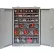 Armoire compacte Quantum avec bac basculant, 10" de longueur x 26-1/4" de largeur x 36-1/2" de hauteur, 35 gobelets transparents, gris