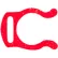 Clip de fixation en plastique rouge John Guest pour tube 1/4, lot de 100