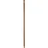 Vikan 296266 Poignée ultra hygiénique 59", brun