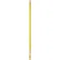 Vikan 29756, manche télescopique en aluminium de 62" à 113", jaune