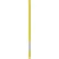 Vikan 29836, poignée en acier inoxydable de 39", jaune