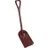 Remco 6981MD4 : pelle monobloc détectable par les détecteurs de métaux, avec lame de 10", rouge