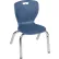 Regency® Andy Classroom Stackers 12" Learning Classroom Chair, Navy Blue, 4/Pack