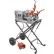 Model 300 Compact Kit Power Threading Machines, RIDGID 67182 w/ 250 Folding Wheel Stand