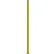 Poteau de raccordement pour protection de machine Global Industrial™, jaune