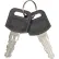 Replacement Keys for Global Industrial™ Charging Cabinets/Carts 985748, 251761, 987877, 2/Pack