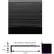 Stair Tread Rubber Round Nose 42"L - Black