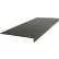 Rubber Raised Circular Stair Tread Square Nose 12.06" x 42" Black Brown