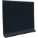 Plinthe murale en vinyle 6" x 48", noire