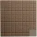 Dalle en caoutchouc, motif carré, 50 cm - Lunar Dust