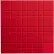 Dalle en caoutchouc, motif carré, 50 cm - Rouge