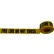 "Fire Line Do Not Cross" Barricade Tape, Polyethylene, Yellow Tape/Black Print, 3" x 1000'