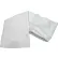 Draps-housses R&R Value, format Twin, 80" x 36" x 7" - Blanc - Lot de 12