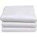 R&R Textile - Parures de lit « Hotel Basics » pour lit queen size XL, 115" x 90", blanc - Lot de 12
