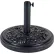 AZ Patio Heaters : socle rond en béton pour parasol de marché, en plastique, 33 lb, noir