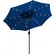 Parasol de jardin Hiland 10' avec DEL , bleu