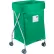 R&B Wire®  Panier à linge pliable à bords étroits, en acier, avec housse en vinyle vert forêt