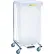 R&B Wire®  Panier à linge à usage moyen avec pédale, en acier, blanc