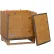 Global Industrial™ 4 Panel Hinged Shipping Crate w/Lid & Pallet, 23-1/4"L x 19-1/4"W x 19-1/2"H