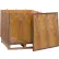 Caisse d'expédition Global Industrial™ à 4 panneaux articulés avec couvercle et palette, 74,3 cm L x 74,3 cm l x 62,2 cm H