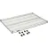 Étagère en fil métallique Nexel® Poly-Z-Brite® : 30" de largeur x 24" de profondeur
