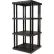 SPC Industrial™ DuraShelf™, étagère 4, plateau grillagé, 36"L x 36"P x 75"H, noir