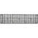 SPC Industrial™ DuraShelf™, panneau supérieur grillagé, 96" de largeur x 24" de profondeur x 2-5/8" de hauteur, noir