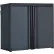Armoire de rangement murale Sandusky® à monter soi-même, 28" de largeur x 14" de profondeur x 26" de hauteur, non assemblée, noir texturé