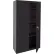 Armoire de rangement Sandusky® Value Line, 36" de largeur x 18" de profondeur x 72" de hauteur, noir texturé, entièrement soudée
