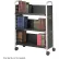 Chariot à livres Safco® 5336 à 3 étagères, simple face