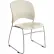 Chaise d'appoint empilable en plastique Safco® Rêve™ avec piètement en forme de luge - Couleur Latte - Lot de 2