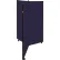 3 Panel Display Tower, 5'9"H, Fabric - Navy